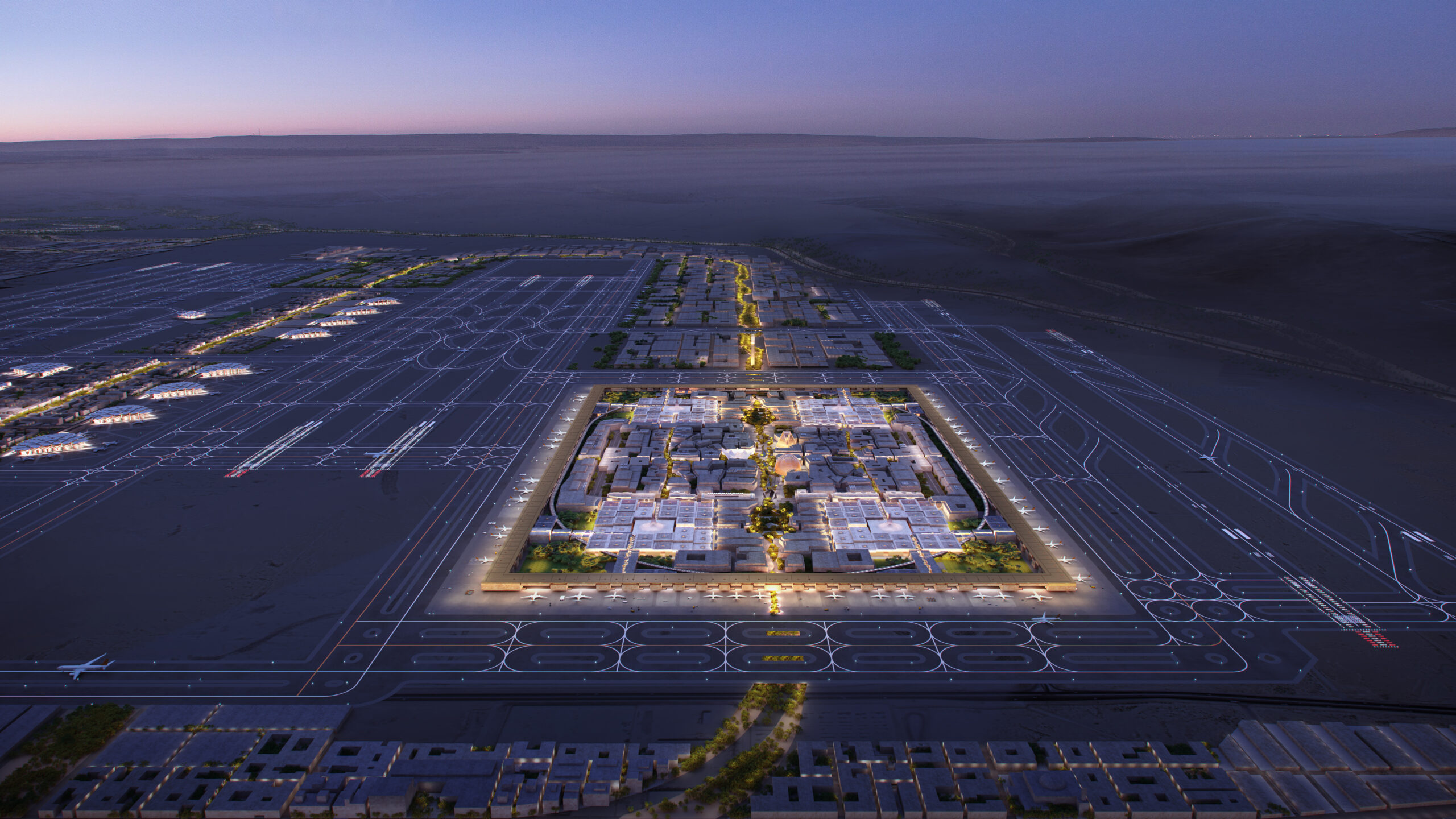 Construction Underway on Foster + Partners’ Megaproject: King Salman International Airport