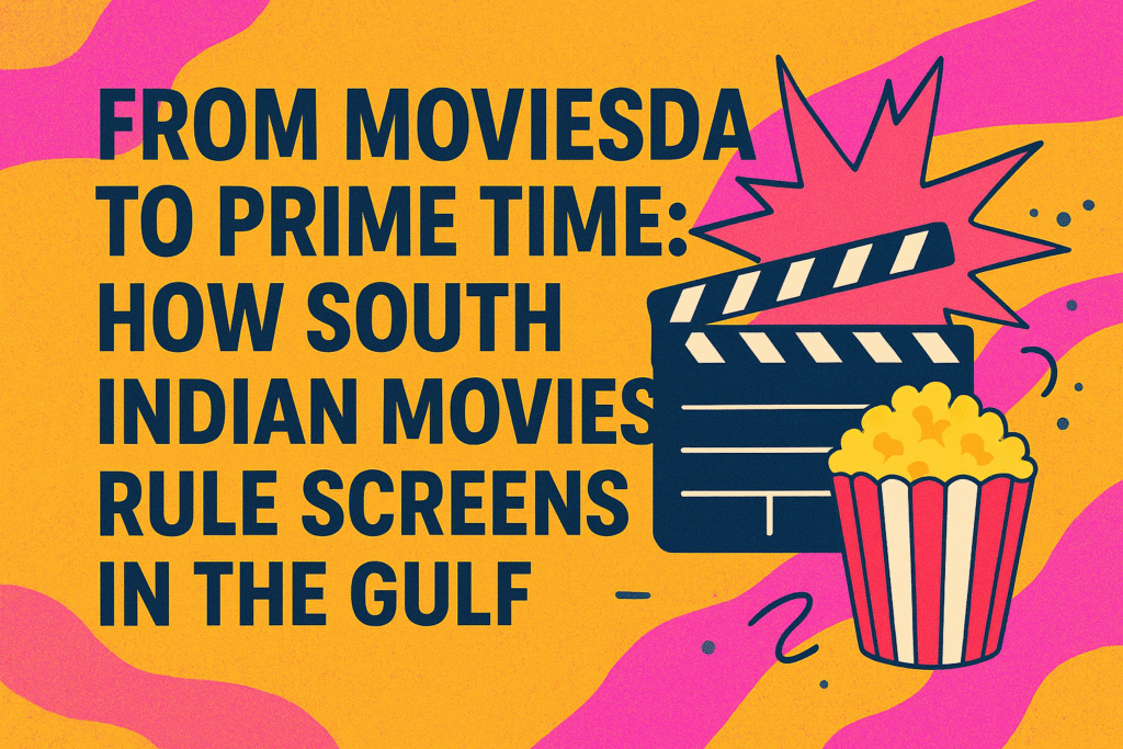 South Indian movies are winning hearts in Saudi Arabia and UAE. From Moviesda’s hype to legal OTT platforms, here’s how expats stream their favorite films.